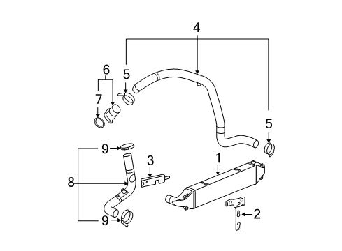 2009 Chevy HHR Intercooler Diagram