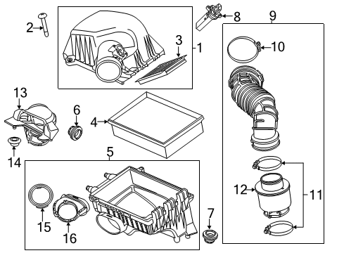 2019 Chevy Trax Air Intake Diagram