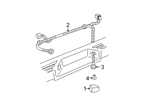 2006 Cadillac Escalade ESV License Lamps Diagram