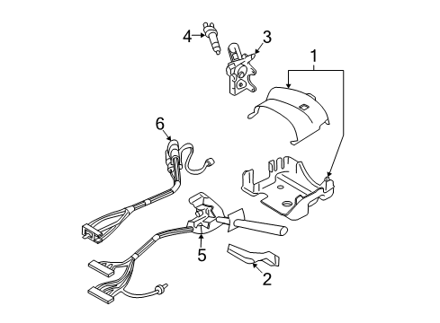 2009 Buick LaCrosse Cover Assembly Diagram for 25999441
