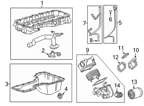 2024 GMC Sierra 3500 HD Engine Parts Diagram