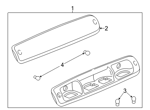 2005 Chevy Silverado 1500 High Mount Lamps Diagram