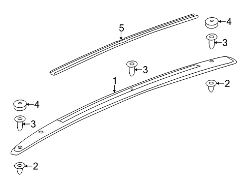 2012 Chevy Traverse Luggage Carrier Diagram
