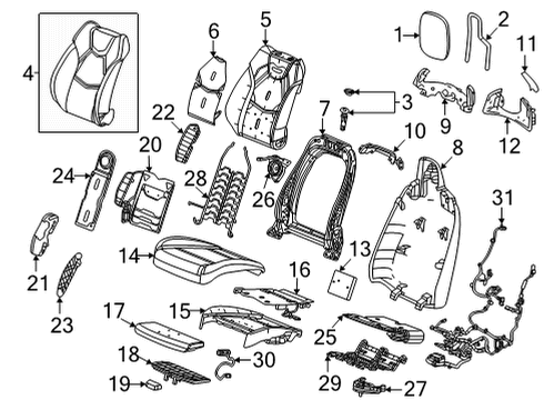 2022 Cadillac CT4 Heated Seats Diagram 3 - Thumbnail