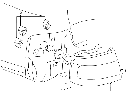 2000 Cadillac Seville Tail Lamps Diagram