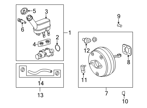 2011 Buick Enclave Dash Panel Components Diagram