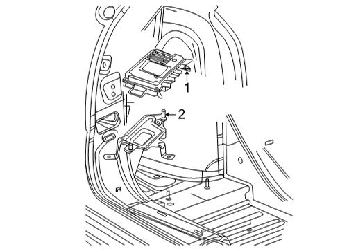 2023 Cadillac XT5 Electrical Components Diagram
