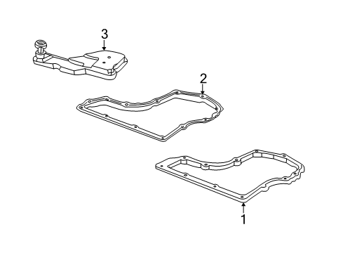 2000 Saturn LW2 Transaxle Parts Diagram
