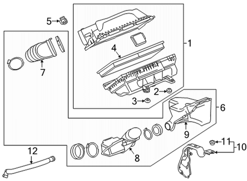 2022 Chevy Express 3500 Air Intake Diagram
