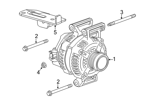 2013 Cadillac ATS Alternator Diagram