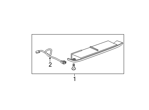 2014 Chevy Volt High Mount Lamps Diagram