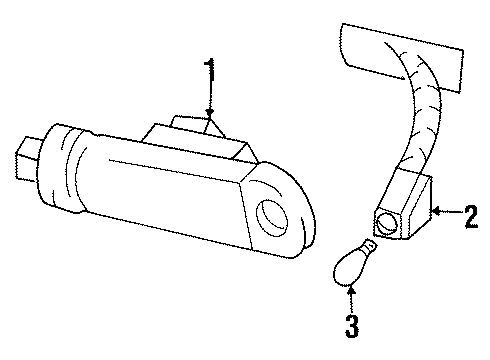 1996 Chevy Lumina Rear Lamps - Side Marker Lamps Diagram