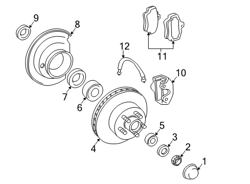 1997 Chevy Express 2500 Brake Components Diagram