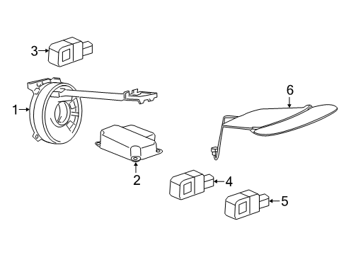 2022 Chevy Spark Air Bag Components Diagram 2 - Thumbnail