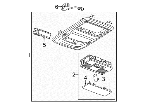 2013 Chevy Caprice Overhead Console Diagram