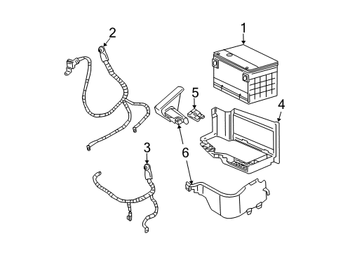 2003 Cadillac CTS Battery Diagram