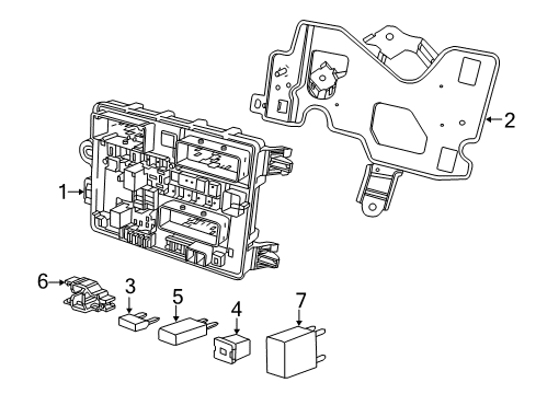2016 Chevy Caprice Fuse & Relay Diagram 2 - Thumbnail