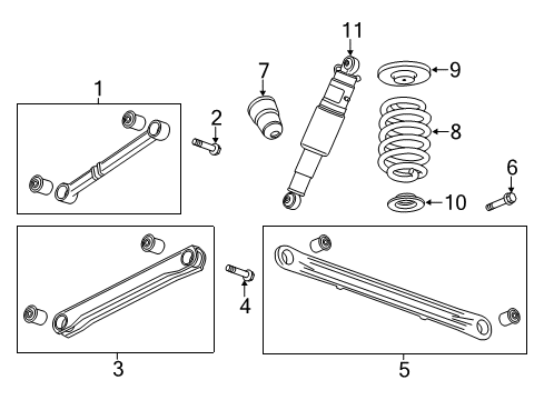 2017 Cadillac Escalade Rear Suspension Diagram