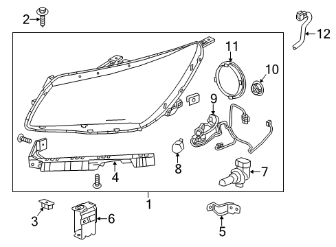 2016 Buick LaCrosse Headlamps Diagram