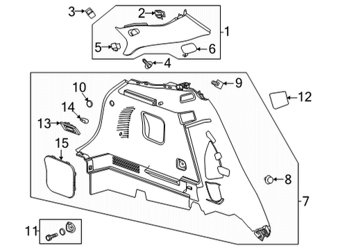 2022 Buick Encore GX Bulbs Diagram 3 - Thumbnail