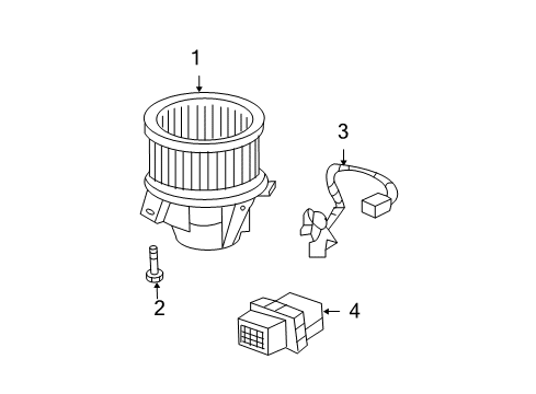 2008 GMC Acadia Auxiliary Heater & A/C Diagram