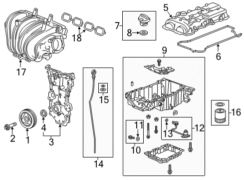 2013 Cadillac ATS Intake Manifold Diagram