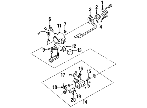 1997 Cadillac DeVille Ignition Lock Diagram