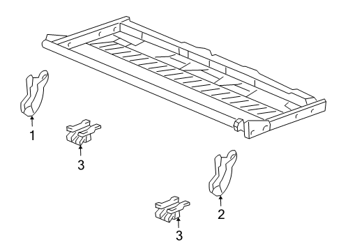 2003 Cadillac Escalade ESV Tracks & Components Diagram 3 - Thumbnail