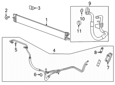 2020 GMC Sierra 2500 HD Trans Oil Cooler Diagram