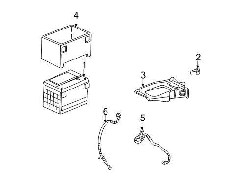 2004 Cadillac Escalade EXT Battery Diagram