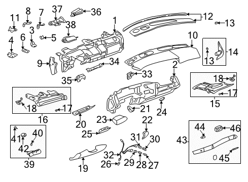 2000 Buick LeSabre Lighter Assembly, Black Diagram for 11516141