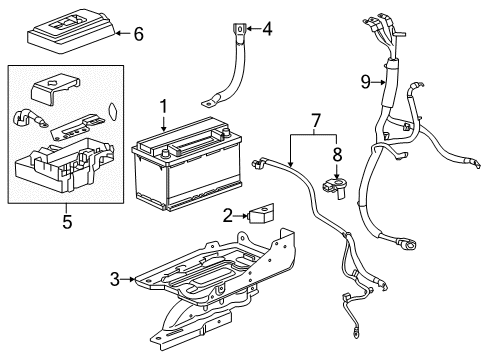 2017 GMC Yukon XL Battery Diagram 2 - Thumbnail