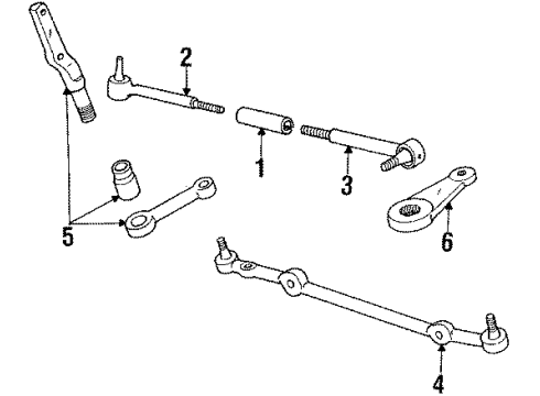 1986 Pontiac Grand Prix Power Steering System & Steering Column Diagram 2 - Thumbnail