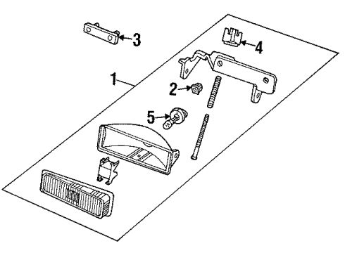 1997 Cadillac DeVille Fog Lamps Diagram