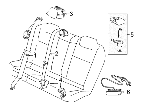 2013 Chevy Caprice Seat Belt Diagram