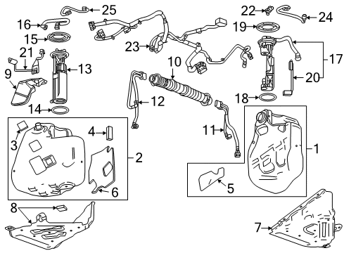 2017 Chevy Corvette Fuel Supply Diagram