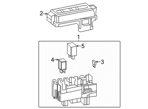 2021 GMC Sierra 3500 HD Relay Diagram for 13592144
