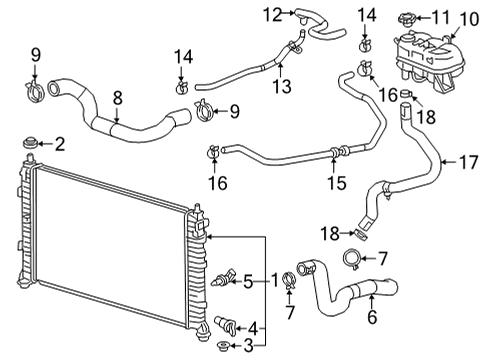 2023 Cadillac Escalade ESV Powertrain Control Diagram 2 - Thumbnail