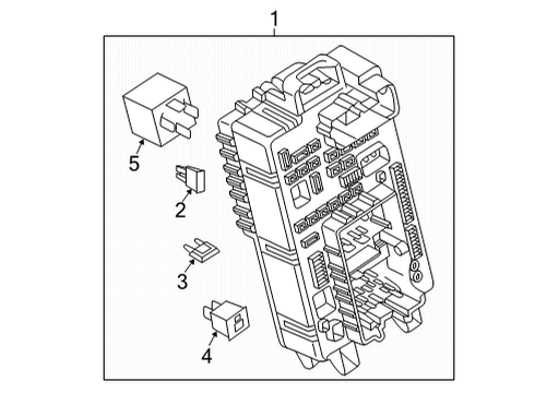 2020 GMC Sierra 2500 HD Fuse & Relay Diagram 4 - Thumbnail