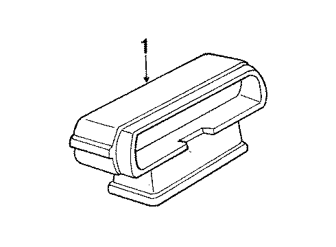 1992 Buick Century High Mount Lamp Diagram for 16512851