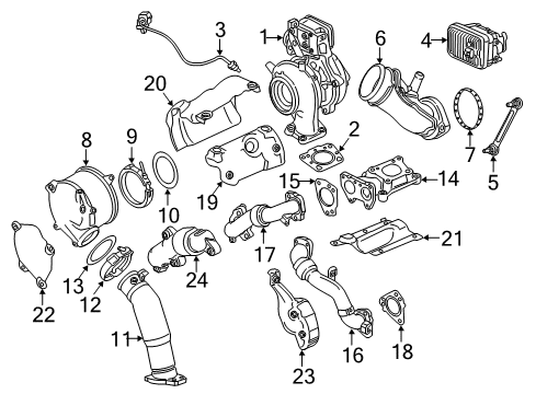 2017 Chevy Silverado 3500 HD Turbocharger Diagram