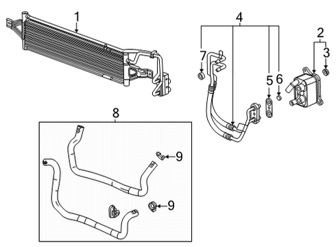 2023 Chevy Trailblazer Trans Oil Cooler Diagram