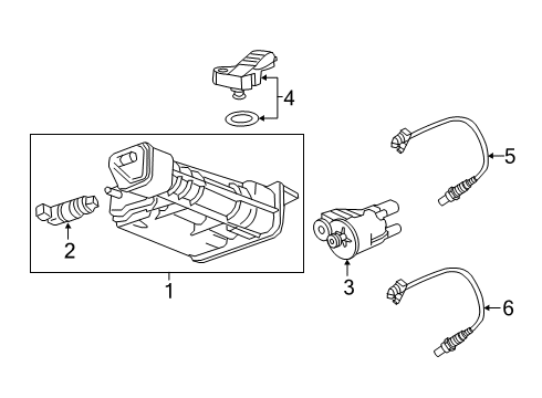 2022 Chevy Blazer Emission Components Diagram