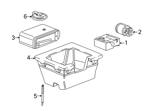 2018 Chevy Malibu Inflator Components Diagram