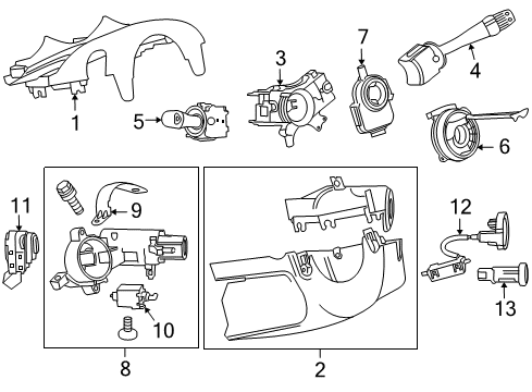 2015 Chevy Cruze Ignition Lock Diagram