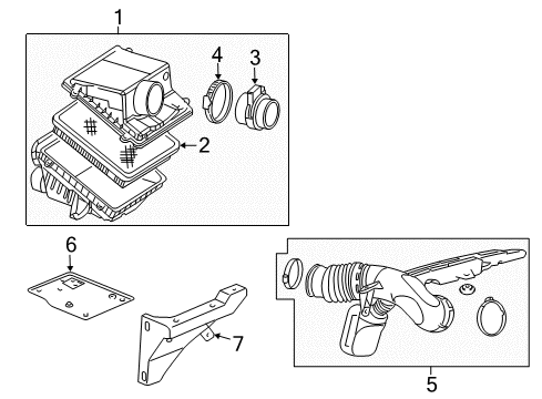 2012 GMC Yukon Air Intake Diagram