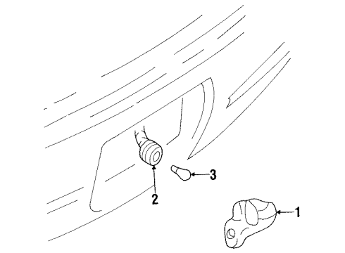 1996 Chevy Lumina License Lamps Diagram