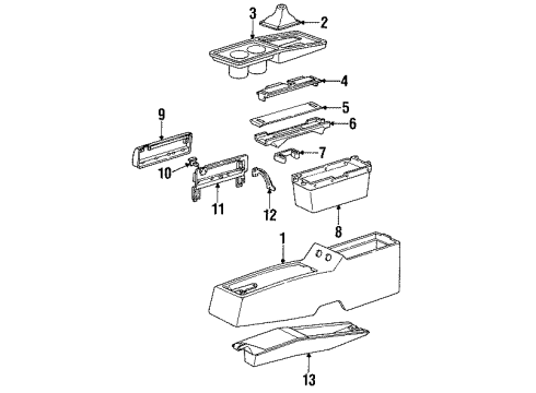 1991 GMC Syclone Latch Kit Diagram for 15661811