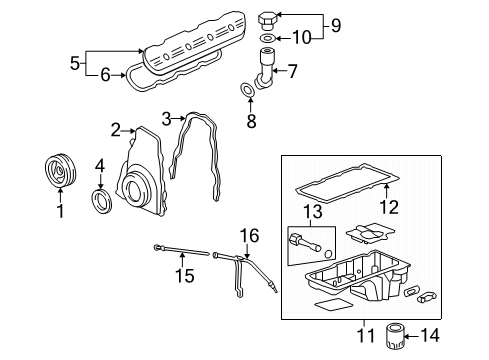 2007 Cadillac Escalade EXT Filters Diagram