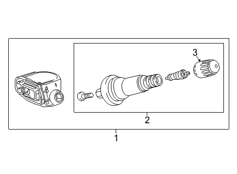 2019 Chevy Bolt EV Tire Pressure Monitoring Diagram
